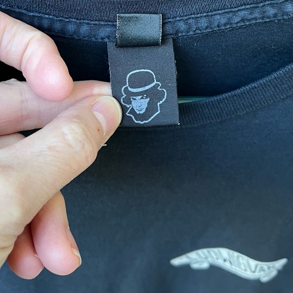 Ludwig Van X Vault By Vans Deadstock Canvas Project T-Shirt in Black Sz L - Picture 4 of 14